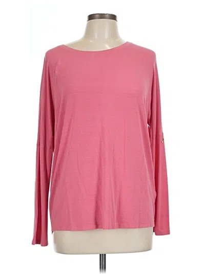 Pre-owned Skechers Long Sleeve T-shirt In Pink