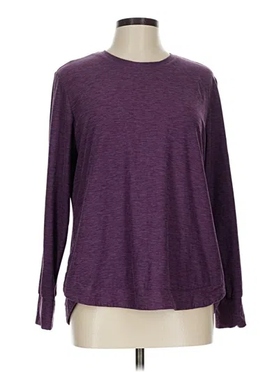Pre-owned Skechers Long Sleeve T-shirt In Purple