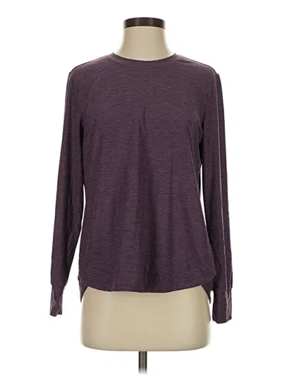 Pre-owned Skechers Long Sleeve T-shirt In Purple
