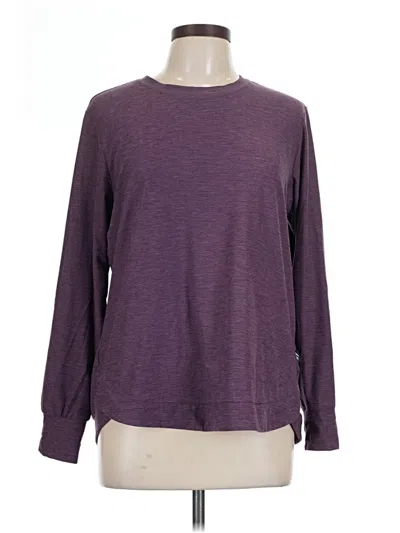 Pre-owned Skechers Long Sleeve T-shirt In Purple