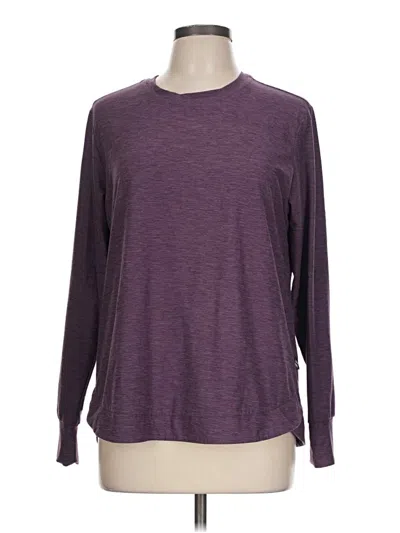 Pre-owned Skechers Long Sleeve T-shirt In Purple