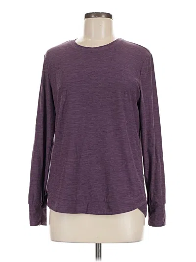 Pre-owned Skechers Long Sleeve T-shirt In Purple
