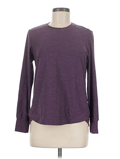 Pre-owned Skechers Long Sleeve T-shirt In Purple