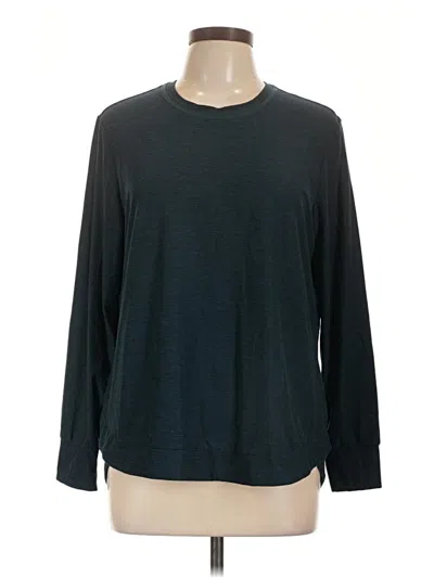 Pre-owned Skechers Long Sleeve T-shirt In Teal
