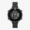 Skechers Magnolia Womens Chronograph Digital Black Strap Watch Sr6065 In Black