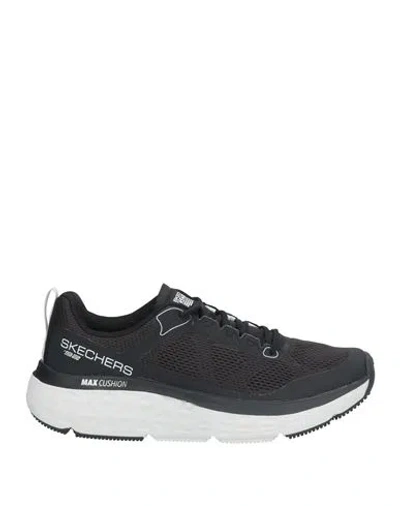 Skechers Man Sneakers Black Size 7 Textile Fibers