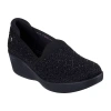 Skechers Martha Stewart Pier Lite No Reflections Womens Round Closed Toe Slip-on Shoe In Black