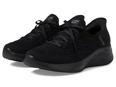 Skechers Womens Slip-ins Ultra Flex 3.0 Elevated Motion Black Train