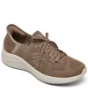 Skechers Martha Stewart X  Women's Slip-ins Ultra Flex 3.0 Neptune Slip-on Casual Sneakers From Finis In Mocha