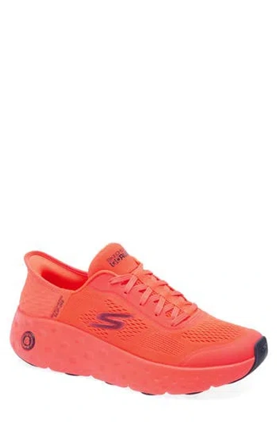 Skechers Max Cushion Slip-ins Sneaker In Coral