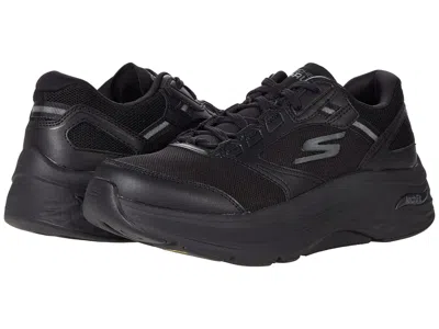 Skechers Max Cushioning Arch Fit 220198ww-bbk Mens 9 Black Running Shoes Eee4156
