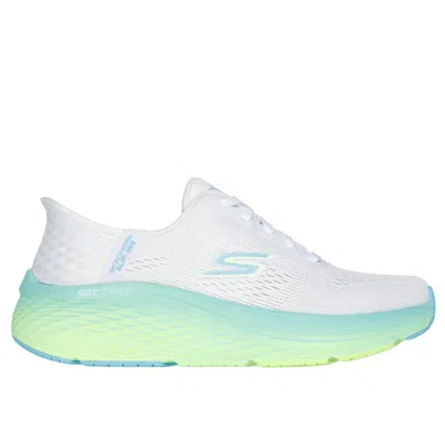 Skechers Max Cushioning Elite 2.0 Solace Hands Free Slip-ins White / Blue 129626-wtbl Women's