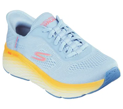SKECHERS MAX CUSHIONING ELITE 2.0-SOLACE WOMEN'S BLUE RUNNING SHOES ZOGG960