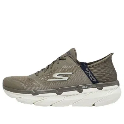 Skechers Max Cushioning Premier Shoes 'tan Olive Green'