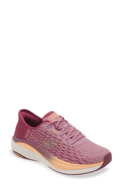 Skechers Max Cushioning Propulsion Running Shoe In Pink