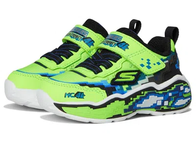 Skechers Kids' Mega Scene 402162n (toddler) Boys Shoes Lime/black : 5 Toddler M, Textile In Green