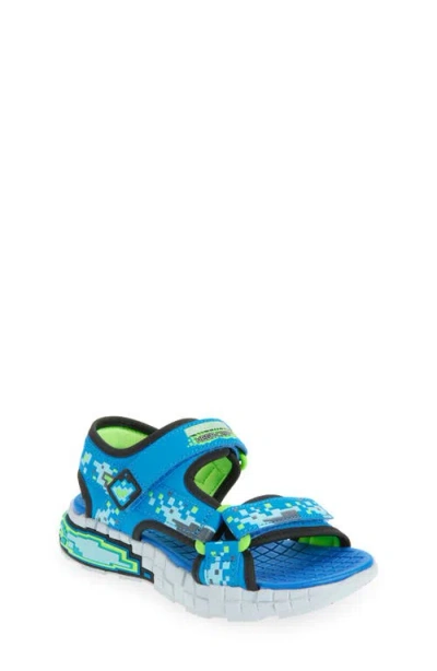Skechers Kids'  Mega-splash® 4k Sandal In Blue