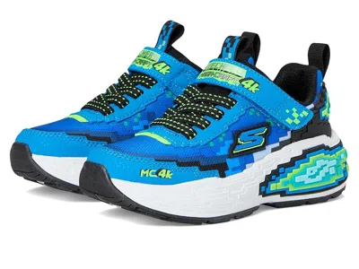 Skechers Mega-craft 4k 402160l (little Kid/big Kid) Boys Shoes Blue/lime : 1 Little Kid M