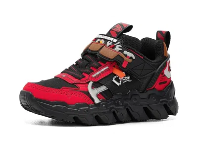 Skechers Mega-flex Lite-tuff 402130l (little Kid/big Kid) Boys Shoes Red/black : 1.5 Little Kid M, Synthetic In Multi