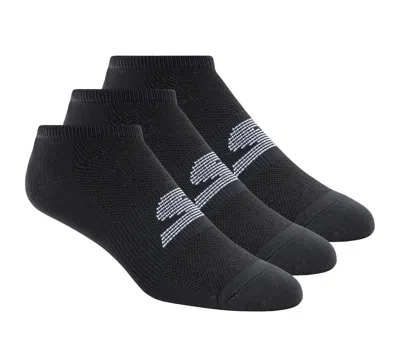 Skechers Men's 3 Pack No Show Stretch Socks In Black