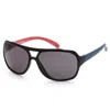 Skechers Men's 53 Mm Matte Black Sunglasses In Black