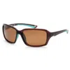 Skechers Men's 60 Mm Brown Sunglasses In Brown