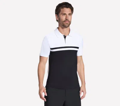 Skechers Men's Ace Tour Polo T-shirt In White