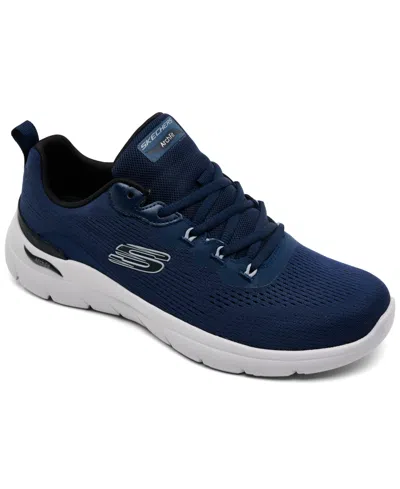Skechers Glide-step Noxus Mens Trainers Colour: Black, Size: 12 In Navy