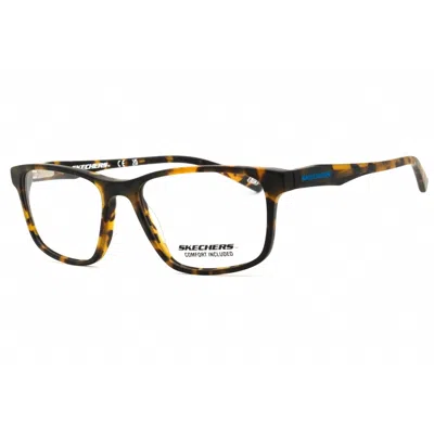 Skechers Men's Brown Rectangular Eyeglass Frames Se3229