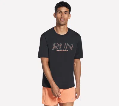 Skechers Men's Easy Run T-shirt In Black