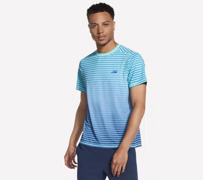 Skechers Men's Fade T-shirt In Blue