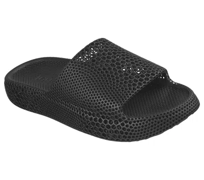 Skechers Men's Go 3d Arch Fit Horizon - 3d Airweave Slide Sandals In Black