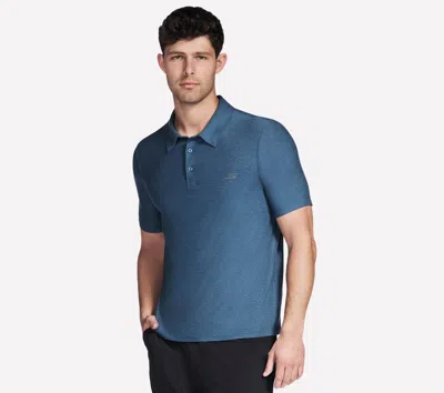 Skechers Men's Go Dri All Day Polo T-shirt In Blue