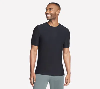 Skechers Men's Go Dri All Day Solid T-shirt In Black