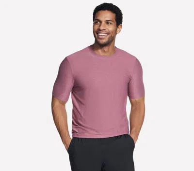 Skechers Men's Go Dri All Day T-shirt In Pink