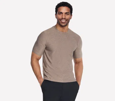 Skechers Men's Go Dri All Day T-shirt In Brown