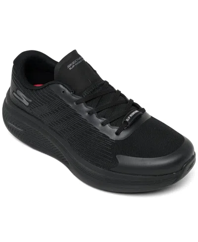 Skechers Men's Go Run Elevate 2.0: Work Slip-resistant Wide-width Casual Sneakers From Finish Line In Black