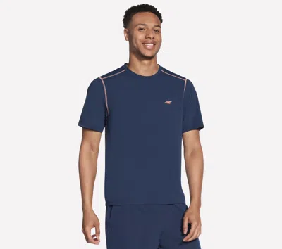 Skechers Men's Go Run Vapor T-shirt In Blue
