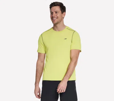 Skechers Men's Go Run Vapor T-shirt In Yellow