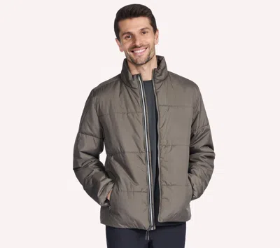 Skechers Men's Go Shield Cozy Fit Element Jacket In Green