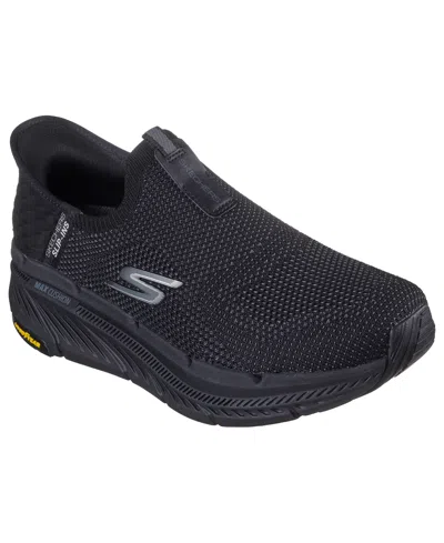 Skechers Advantageous Mens Fitness Lifestyle Running & Training Shoes In Black