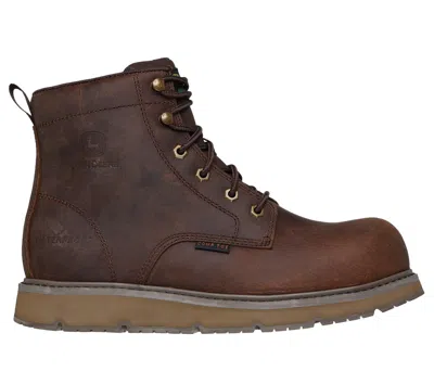Skechers Men's John Deere Waterproof: Flex-wedge Ranger - Grizzly Creek Boots In Brown