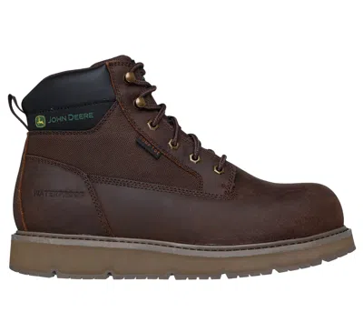 Skechers Men's John Deere Waterproof: Flex-wedge Ranger - Hollow Rapids Boots In Blue
