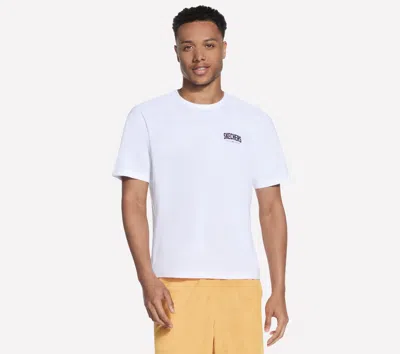 Skechers Men's Letterman T-shirt In White