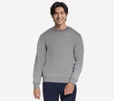 Skechers Men's Max Soft Crew Top In Gray