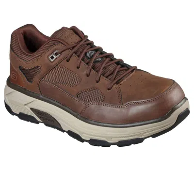 Skechers Men's Max Stout Work Shoe In Brown