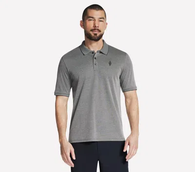 Skechers Men's Off Duty Polo T-shirt In Gray