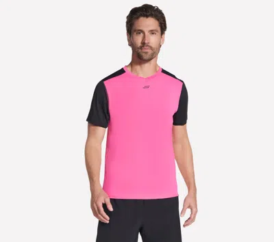 Skechers Men's Pace T-shirt In Pink