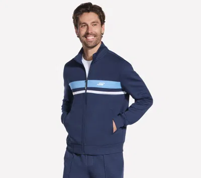 Skechers Men's Performance Track Jacket In Blue