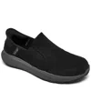 Skechers Cushiep Mens Memory Foam Lifestyle Athletic And Training Shoes In Black